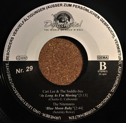 Lew Williams / Milestones (3) / Cari Lee & The Saddle-Ites / Nitemares : Dynamite! The World Of Rock 'n' Roll Nr. 29 (7", EP, Comp)