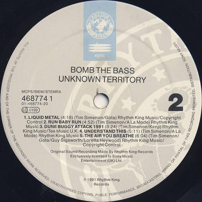 Bomb The Bass : Unknown Territory (LP, Album)