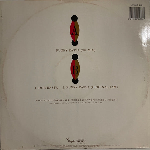 The Naturals : Funky Rasta ('87 Mix) (12")
