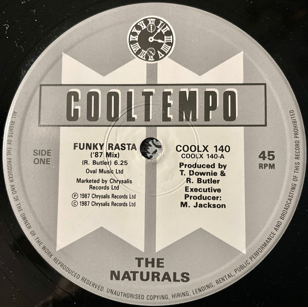 The Naturals : Funky Rasta ('87 Mix) (12")
