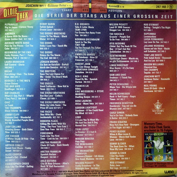 Joachim Witt : Goldener Reiter / Kosmetik (7", RE)