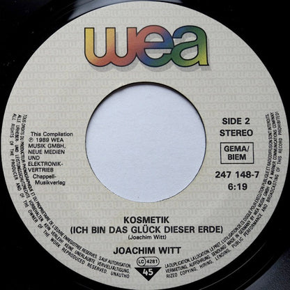 Joachim Witt : Goldener Reiter / Kosmetik (7", RE)