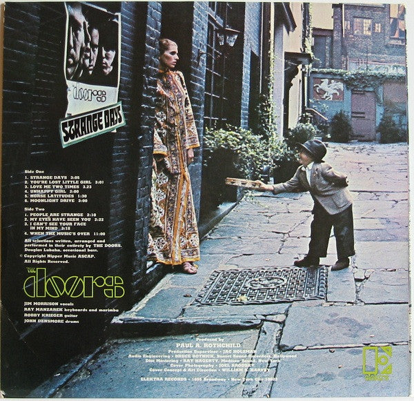 The Doors : Strange Days (LP, Album, RE, RP)