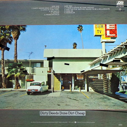 AC/DC : Dirty Deeds Done Dirt Cheap (LP, Album, RE)