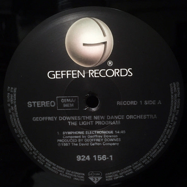 Geoff Downes / The New Dance Orchestra (2) : The Light Program (2xLP, Album)