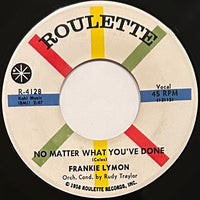 Frankie Lymon : Up Jumped A Rabbit / No Matter What You've Done (7")