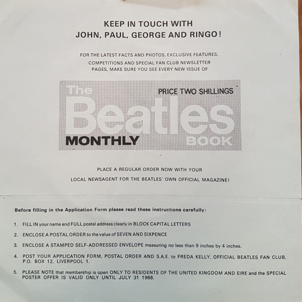 The Beatles : Lady Madonna (7", Single, Mono, 4 P)