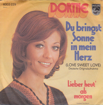 Dorthe Kollo : Du Bringst Sonne In Mein Herz (Love Sweet Love) (7", Single)