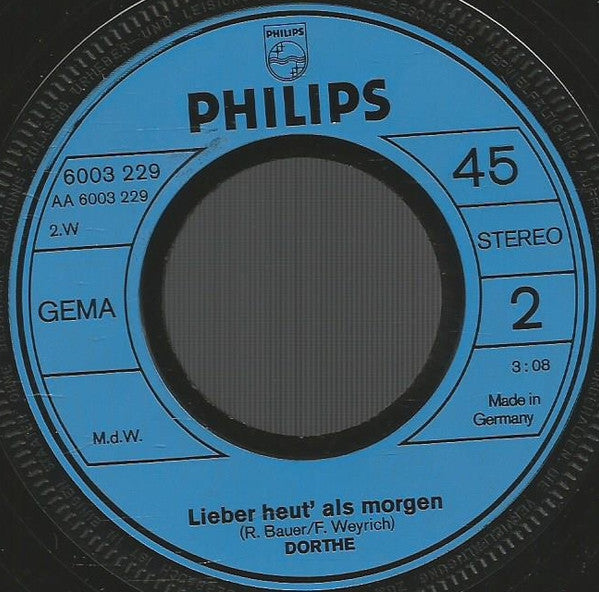 Dorthe Kollo : Du Bringst Sonne In Mein Herz (Love Sweet Love) (7", Single)