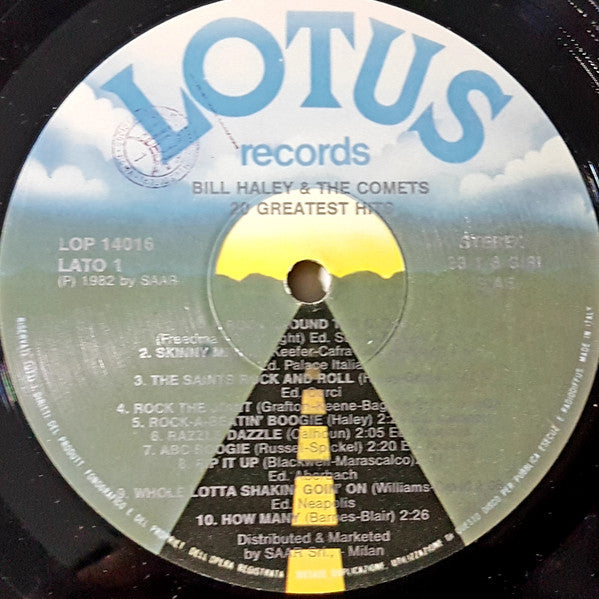 Bill Haley & The Comets* : 20 Greatest Hits (LP, Comp)