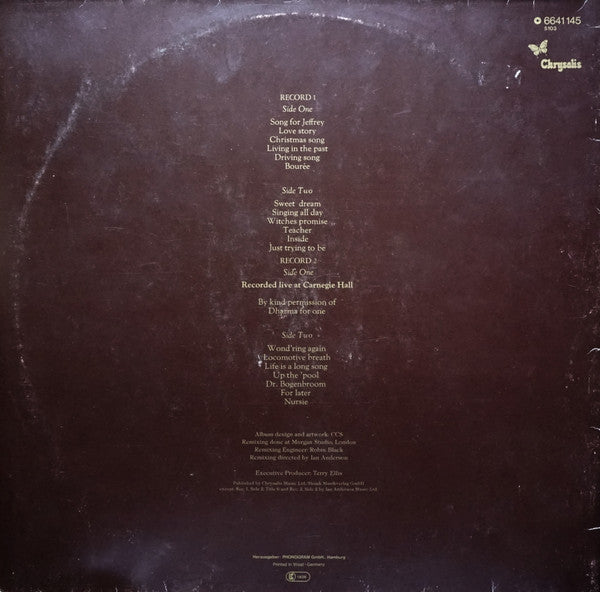 Jethro Tull : Living In The Past (2xLP, Comp, RE, Gat)
