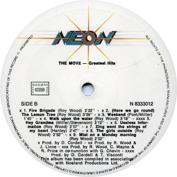 The Move : Greatest Hits (LP, Comp)