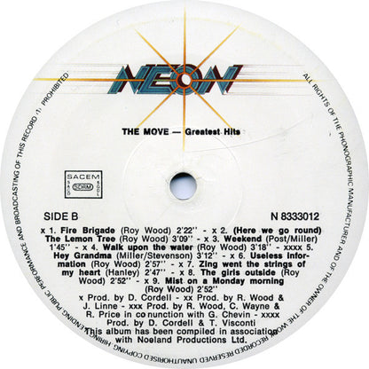 The Move : Greatest Hits (LP, Comp)