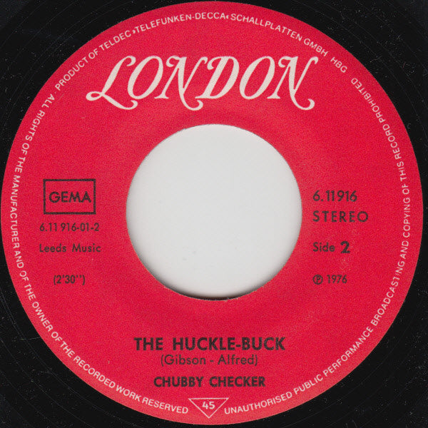 Chubby Checker : Dancin' Party (7", Single)