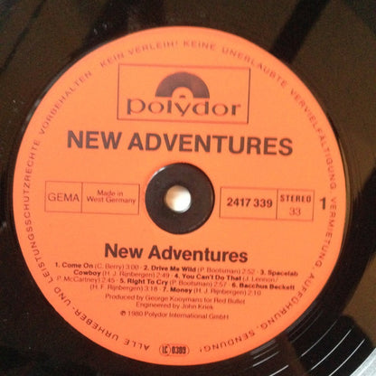New Adventures : New Adventures (LP, Album)