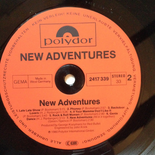 New Adventures : New Adventures (LP, Album)