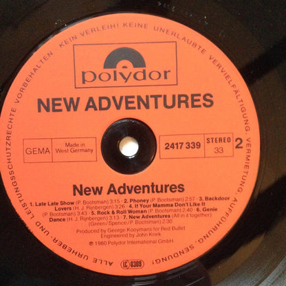 New Adventures : New Adventures (LP, Album)