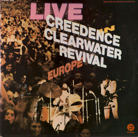 Creedence Clearwater Revival : Live In Europe (2xLP, Album, Gat)