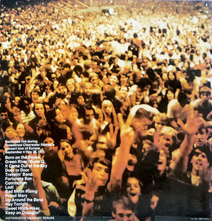 Creedence Clearwater Revival : Live In Europe (2xLP, Album, Gat)