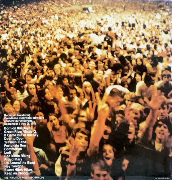 Creedence Clearwater Revival : Live In Europe (2xLP, Album, Gat)