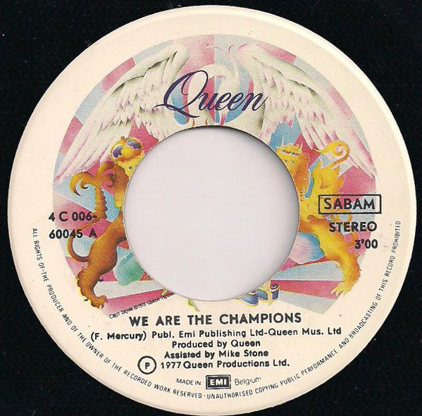 Queen : We Are The Champions (7", Single)