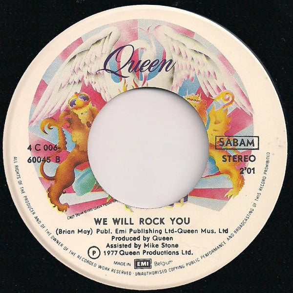 Queen : We Are The Champions (7", Single)