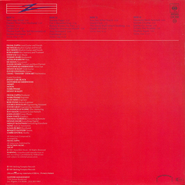 Frank Zappa : You Are What You Is (2xLP, Album, Gat)