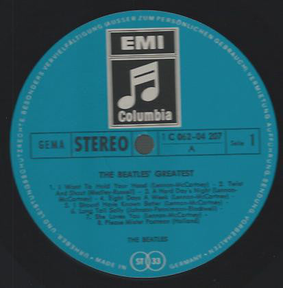 The Beatles : The Beatles' Greatest (LP, Comp, M/Print, RE)
