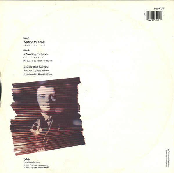 Pete Shelley : Waiting For Love (12")