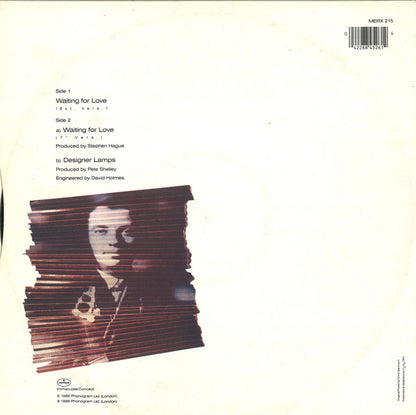 Pete Shelley : Waiting For Love (12")