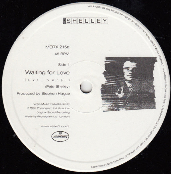 Pete Shelley : Waiting For Love (12")