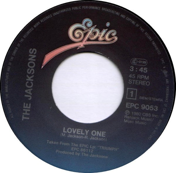 The Jacksons : Lovely One (7", Single)