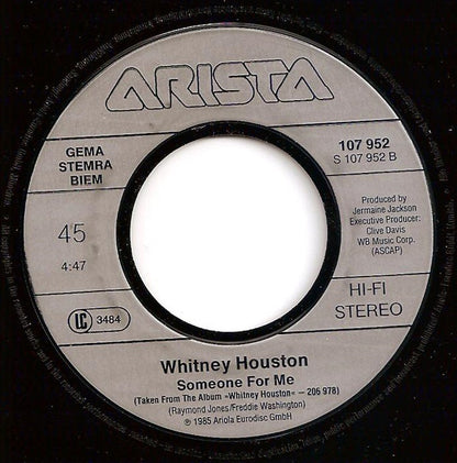 Whitney* : How Will I Know (7", Single, RP)