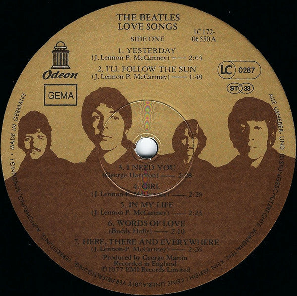 The Beatles : Love Songs (2xLP, Comp, Gat)