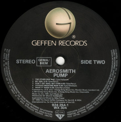 Aerosmith : Pump (LP, Album)