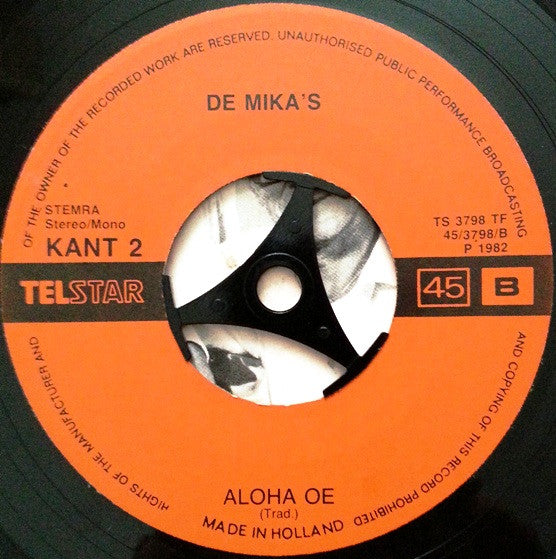 De Mika's : Was Wird Morgen Sein? / Aloha Oe (7", Single)