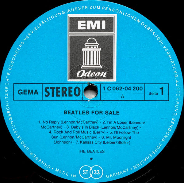 The Beatles : Beatles For Sale (LP, Album, RE, Ast)