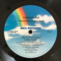 Rufus With Chaka Khan* : Camouflage (LP, Album, Pin)
