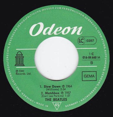 The Beatles : Die Grössten Vier Vol.10 (7", EP, Mono, RE)