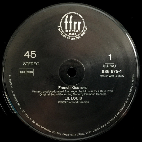 Lil Louis* : French Kiss (12")