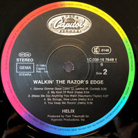 Helix (3) : Walkin' The Razor's Edge (LP, Album)