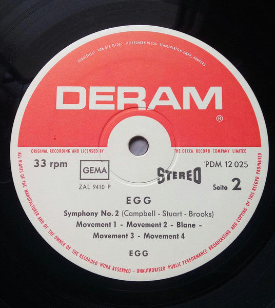 Egg (2) : Egg (LP, Album)