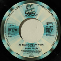 Lionel Richie : All Night Long (All Night) (7", Single)