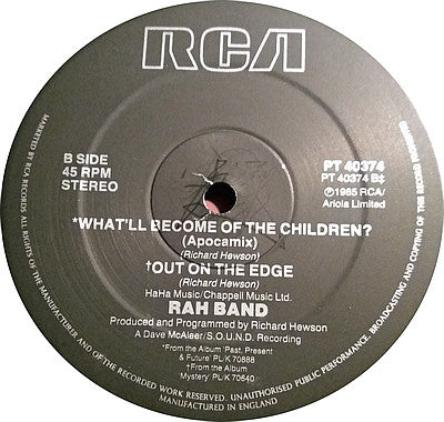 RAH Band : What'll Become Of The Children? (12")