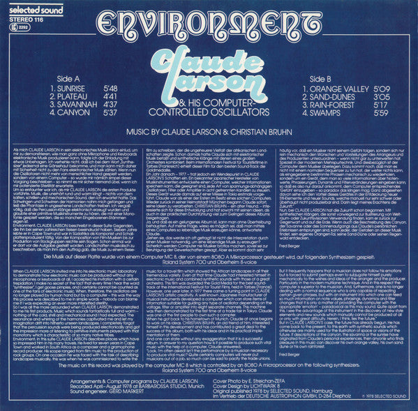 Claude Larson : Environment (LP)