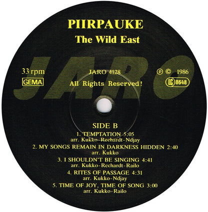 Piirpauke : The Wild East (LP, Album)
