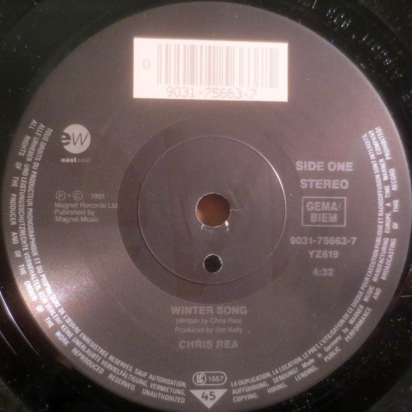 Chris Rea : Winter Song Three Track E.P. (7", Single, Sol)
