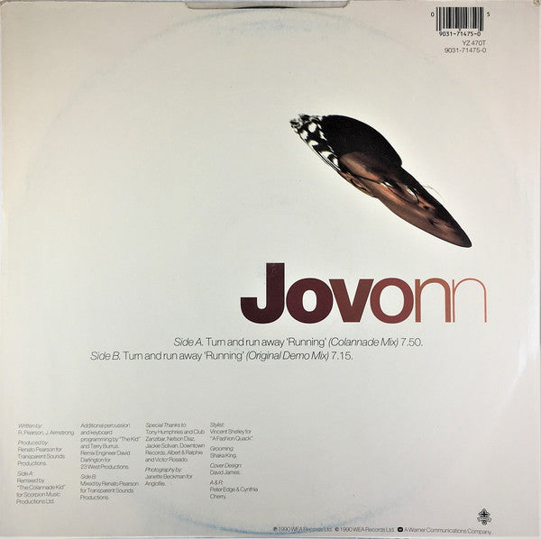 Jovonn : Turn And Run Away (12")