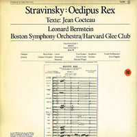 Stravinsky* - Leonard Bernstein, Tatiana Troyanos, René Kollo, Boston Symphony Orchestra : Oedipus Rex (LP, Gat)