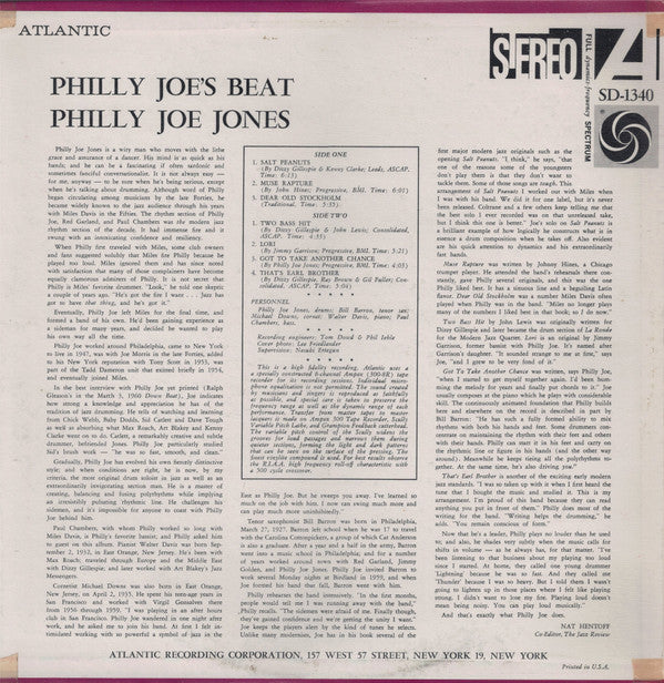 Philly Joe Jones* : Philly Joe's Beat (LP, Album)